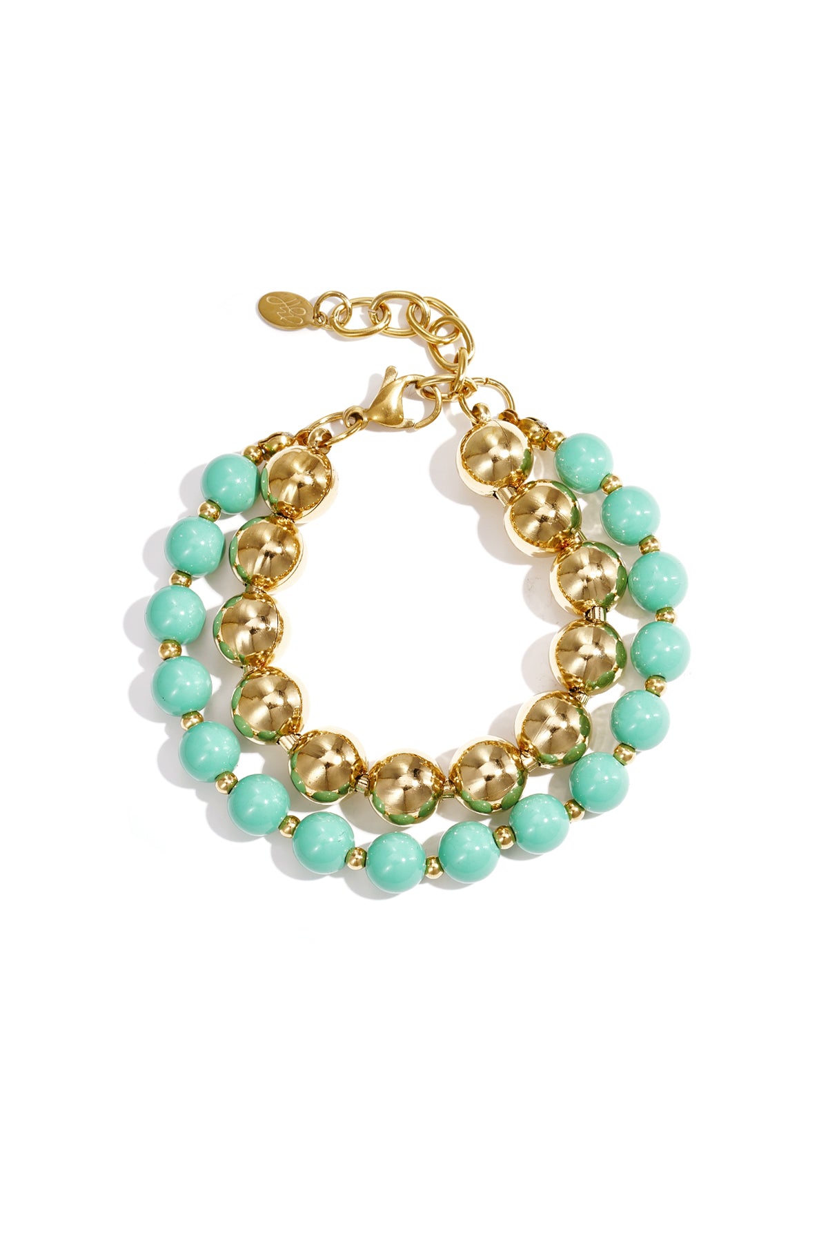 Linked bead bracelets