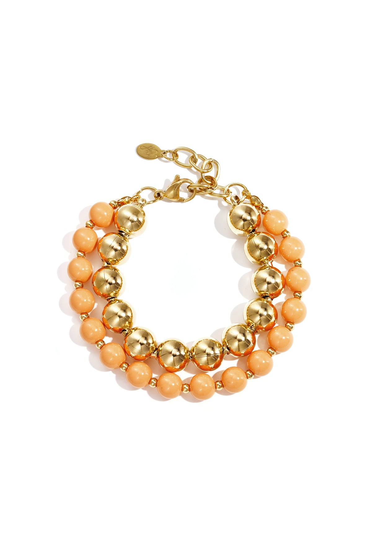 Linked bead bracelets