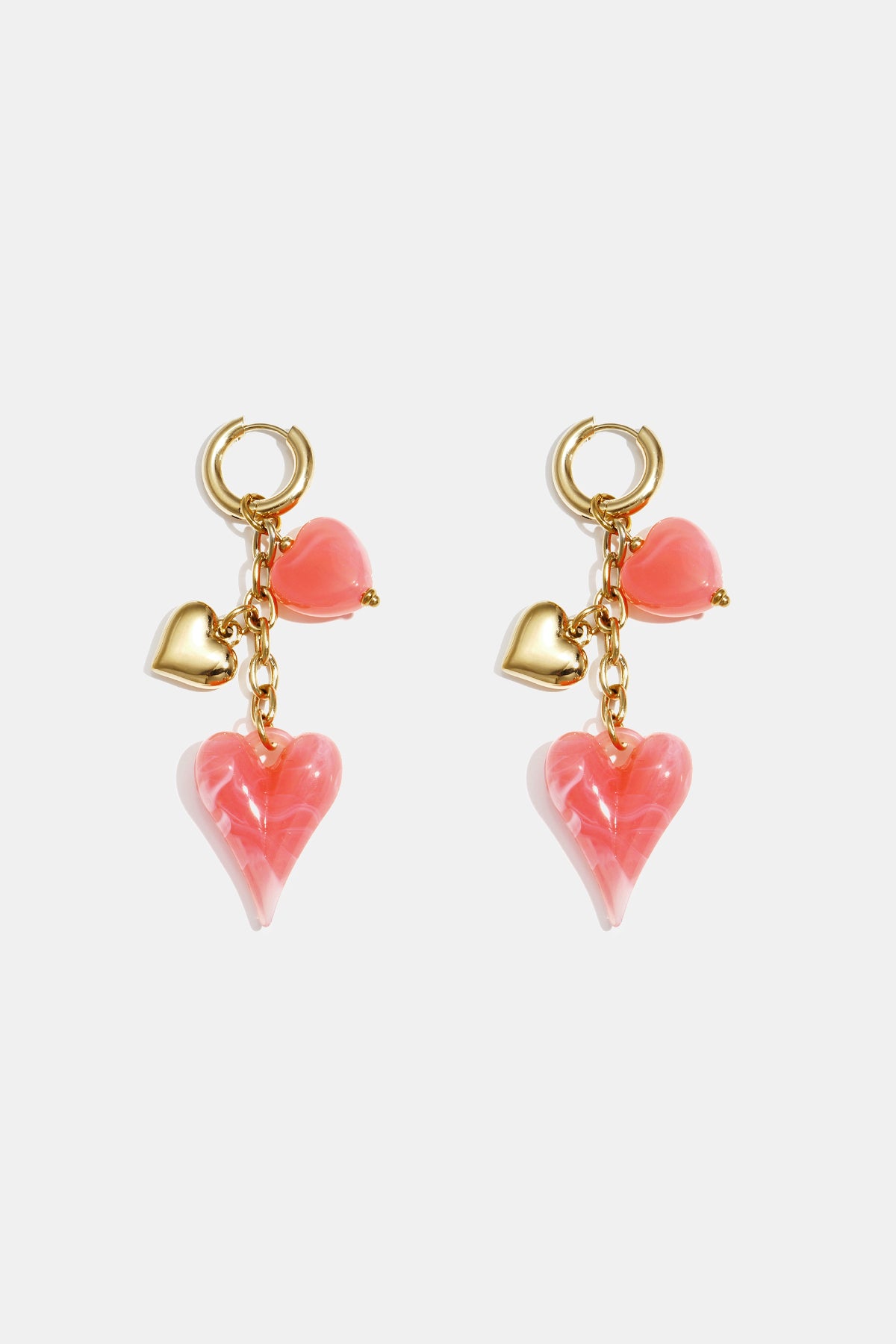 Stainless Steel Dangle Earrings Heart Casual Daily Romantic Series Women's jewelry